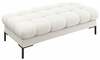 Esiku pink Micadoni Home Mamaia, 62 x 133 x 41 cm, must/pruunikas, Neve 02, mustad jalad