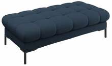 Esiku pink Micadoni Home Mamaia, 62 x 133 x 41 cm, sinine/must, Neve 77, mustad jalad