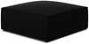 Tumba Micadoni Home Ruby Velvet, 93 x 93 x 40 cm, must