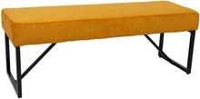 Esikupink Home4you Myla, 110 x 36 x 42 cm, kollane velvet