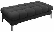 Esiku pink Micadoni Home Mamaia, 62 x 133 x 41 cm, tumehall, mustad jalad