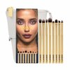 Meigipintslite komplekt Swati Luxe Gold, 8 tk