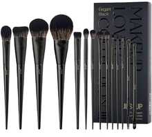 Meigipintslite komplekt Jessup T336 Makeup Lover Black Versa, 14 tk