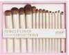 Meigipintslite komplekt Jessup Makeup Lover Light Grey Collection II T329-G, 14 tk
