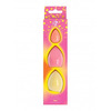 Meigikäsnade komplekt W7 Cosmetics Glow Getter Neon Beauty Sponge Trio, 3 tk