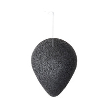 Näopesukäsn Purito Bamboo Charcoal Konjac Sponge aktiivsöega, 1 tk