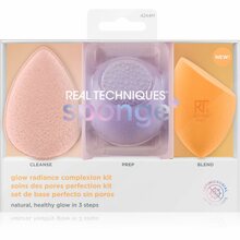 Meigikäsnade komplekt Real Techniques Glow Radiance Complexion Kit, 3 tk