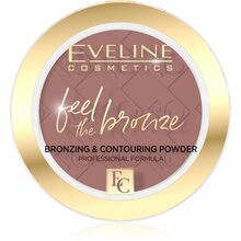 Pruunistav puuder Eveline Cosmetics Feel The Bronze, 02 Chocolate Cake, 4 g