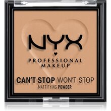 Kompaktpuuder NYX Professional Makeup Cant Stop Wont Stop, 06 Tan, 6 g