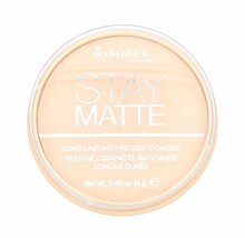 Kompaktpuuder Rimmel London Stay Matte, 001 Transparent, 14 g