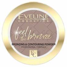 Pruunistav kompaktpuuder Eveline Feel The Bronze 01 Milky Way, 4 g
