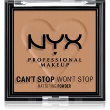 Kompaktpuuder NYX Professional Makeup Cant Stop Wont Stop, 07 Caramel, 6 g