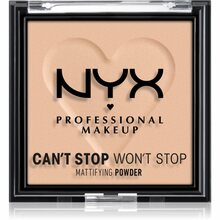 Kompaktpuuder NYX Professional Makeup Cant Stop Wont Stop, 03 Light Medium, 6 g
