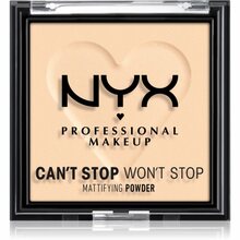 Kompaktpuuder NYX Professional Makeup Cant Stop Wont Stop, 01 Fair, 6 g