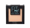 Kompaktpuuder Maybelline Fit Me Matte + Poreless, 115 Ivory, 9 g
