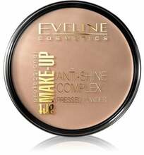 Kompaktpuuder Eveline Art Make-Up Anti-Shine Complex, 37 Warm Beige, 14 g