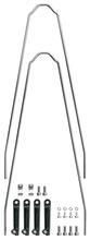 Poritiiva kinnitus SKS Velo 55 Cross U-Stays, metall, hõbe, 2 tk