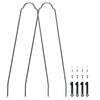 Porilaua kinnitused SKS Velo 55 U-Stays Cross, metall, hõbe, 2 tk