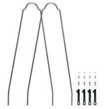 Porilaua kinnitused SKS Velo 55 U-Stays Cross, metall, hõbe, 2 tk