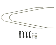 Poritiibade kinnitused SKS Velo 42/47 U-Stays, metall, hõbedased