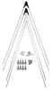 Kinnitusvardad SKS for Bluemels U-Stays, metall, hõbe, 4 tk