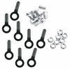 Porilaudade kinnituskomplekt SKS, metall, must/kroom